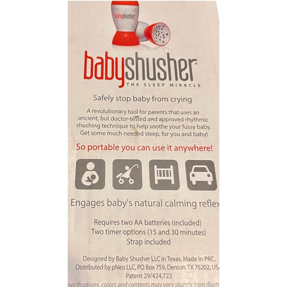 Baby Shusher The Sleep Miracle Sound Machine New Box Wear Baby Shower Gift Idea - Picture 7 of 9